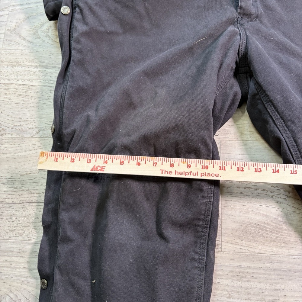 Walls Workwear Insulated Coveralls Black Sz  Large Short Chest 42-44 Quilt Lined - Picture 8 of 14